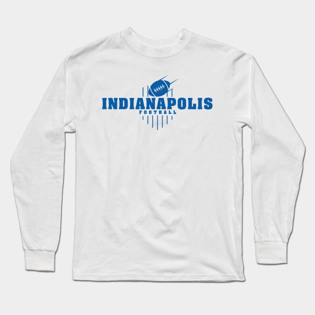 Indianapolis Football Team Color Long Sleeve T-Shirt by Toogoo